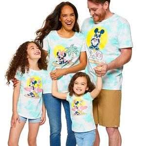 Disney Tie Dye Beach Family T-Shirts Adults